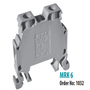 MRK 6mm² Screw Connection Rail Terminal Block - Mã sản phẩm: Onka-1032