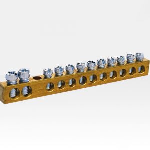 SLOTTED GROUNDED PANEL TERMINAL CONNECTORS 80A (6.5x12mm2)